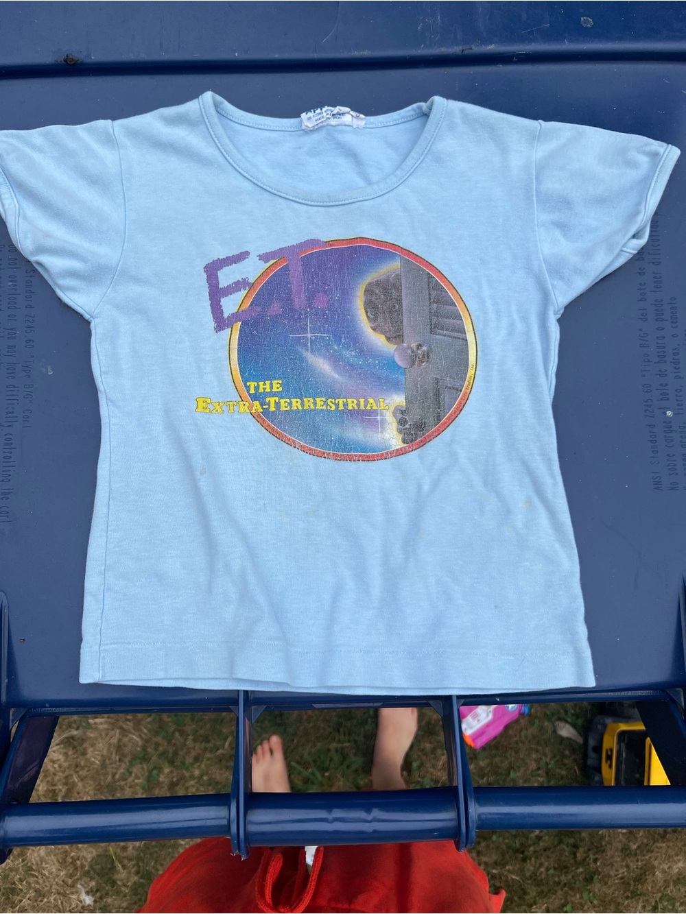 Green Apple Light Blue E.T. Graphic Tee